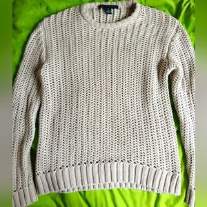 Marc By Marc Jacobs Merino Wool Sweater, Light Gray, Size Medium